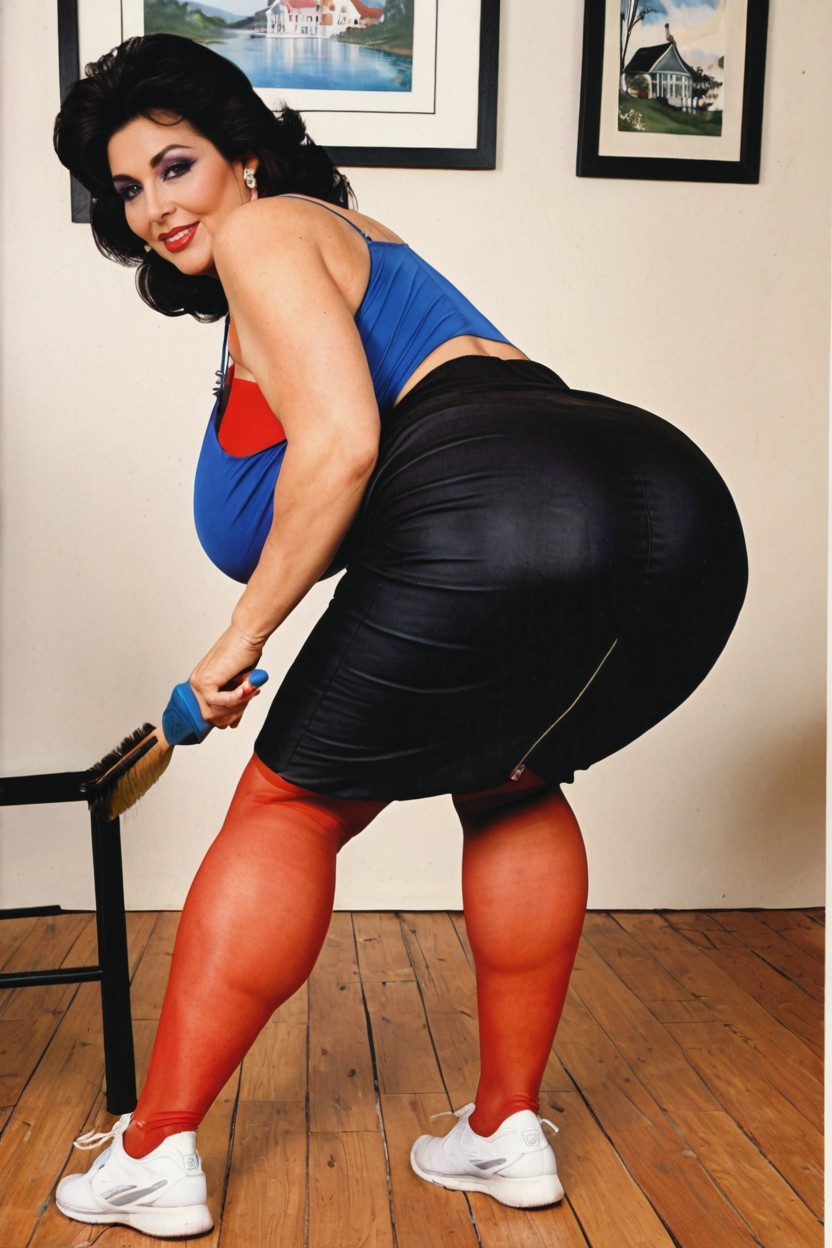 High Resolution, Massive Butt, Rounded Ass Porno MILF IA