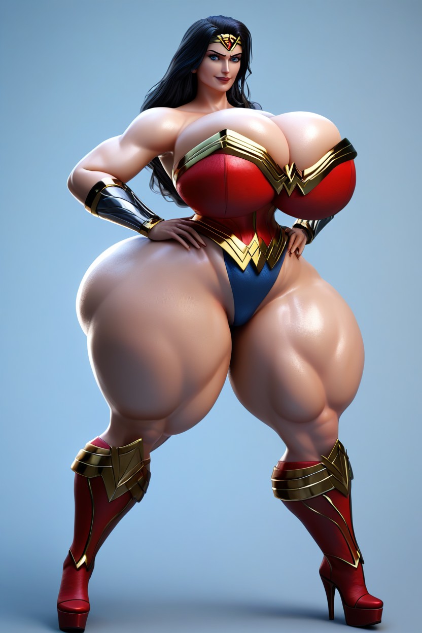 Disproportionately Large Butt, Manos En La Cintura, Fake Butt Porno MILF IA