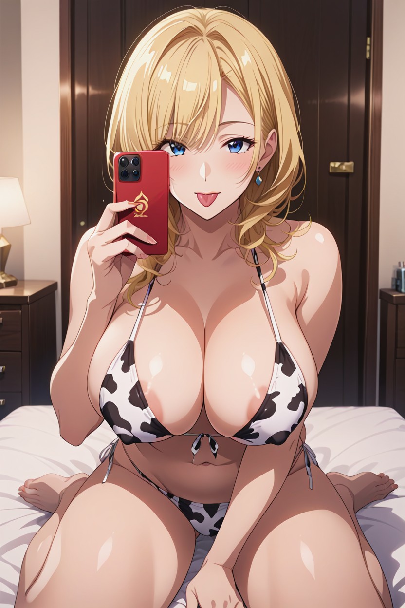 Graphic, Shifting, Cow Bikini MILF AI Porn