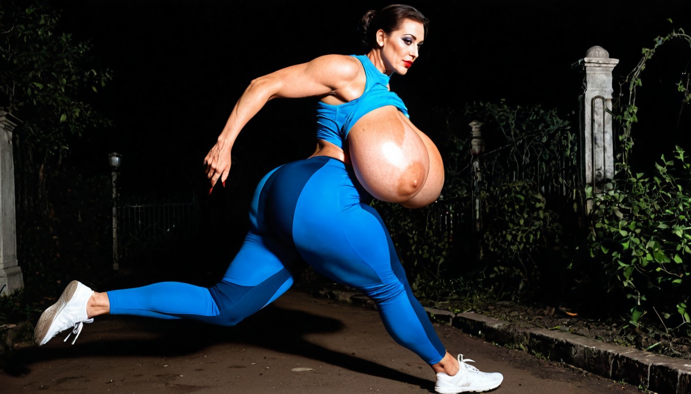 Ass Bigger Than Torso, Hourglass, Waist MILF AI Porn