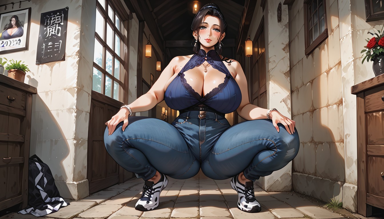 Sports Shoes, Barefoot, Waist Porno MILF IA