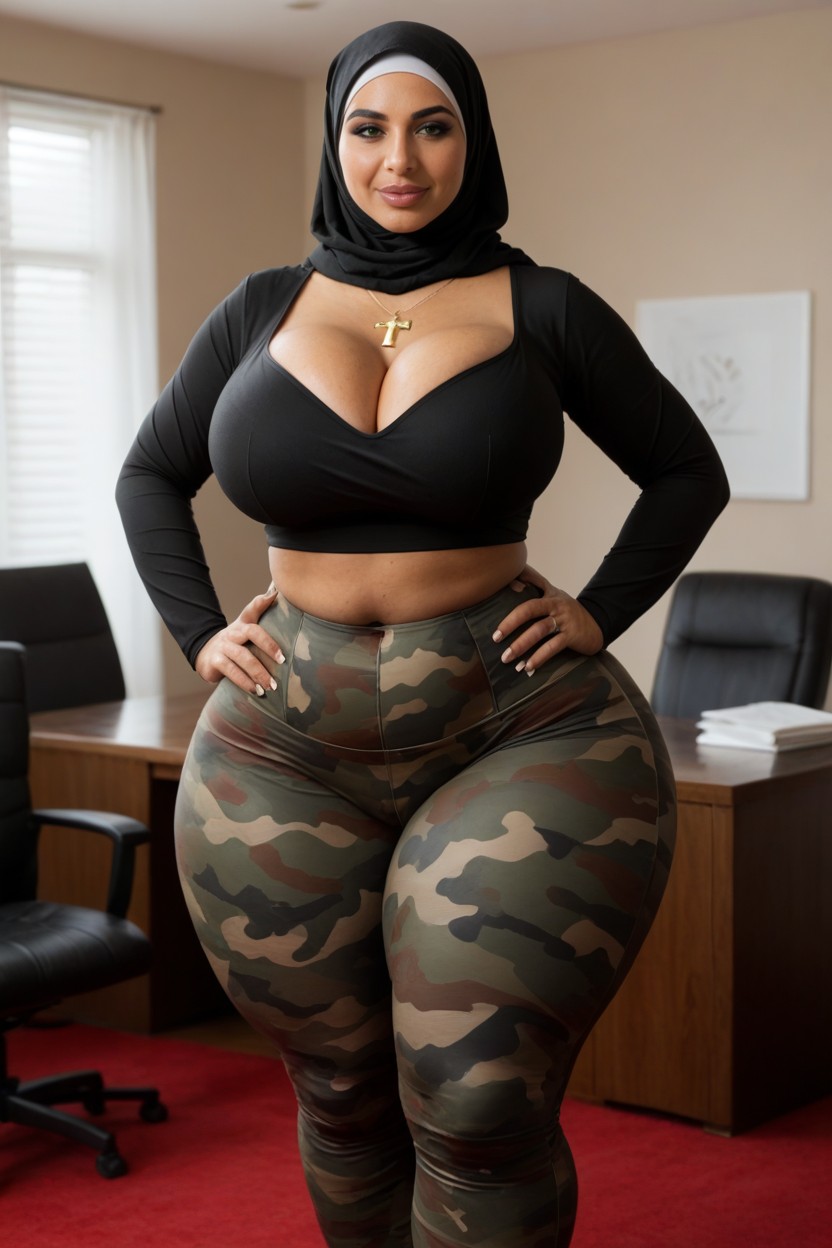 極端なボトムヘビー, Expression, Large Breasts MILF AIエロ