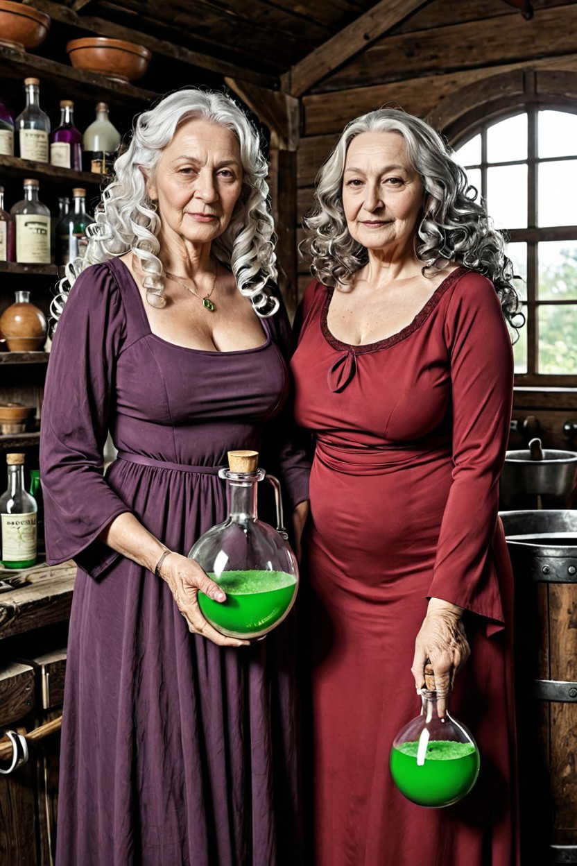 Elder Female, Green Skin, Grimy Hair MILF AI Porn