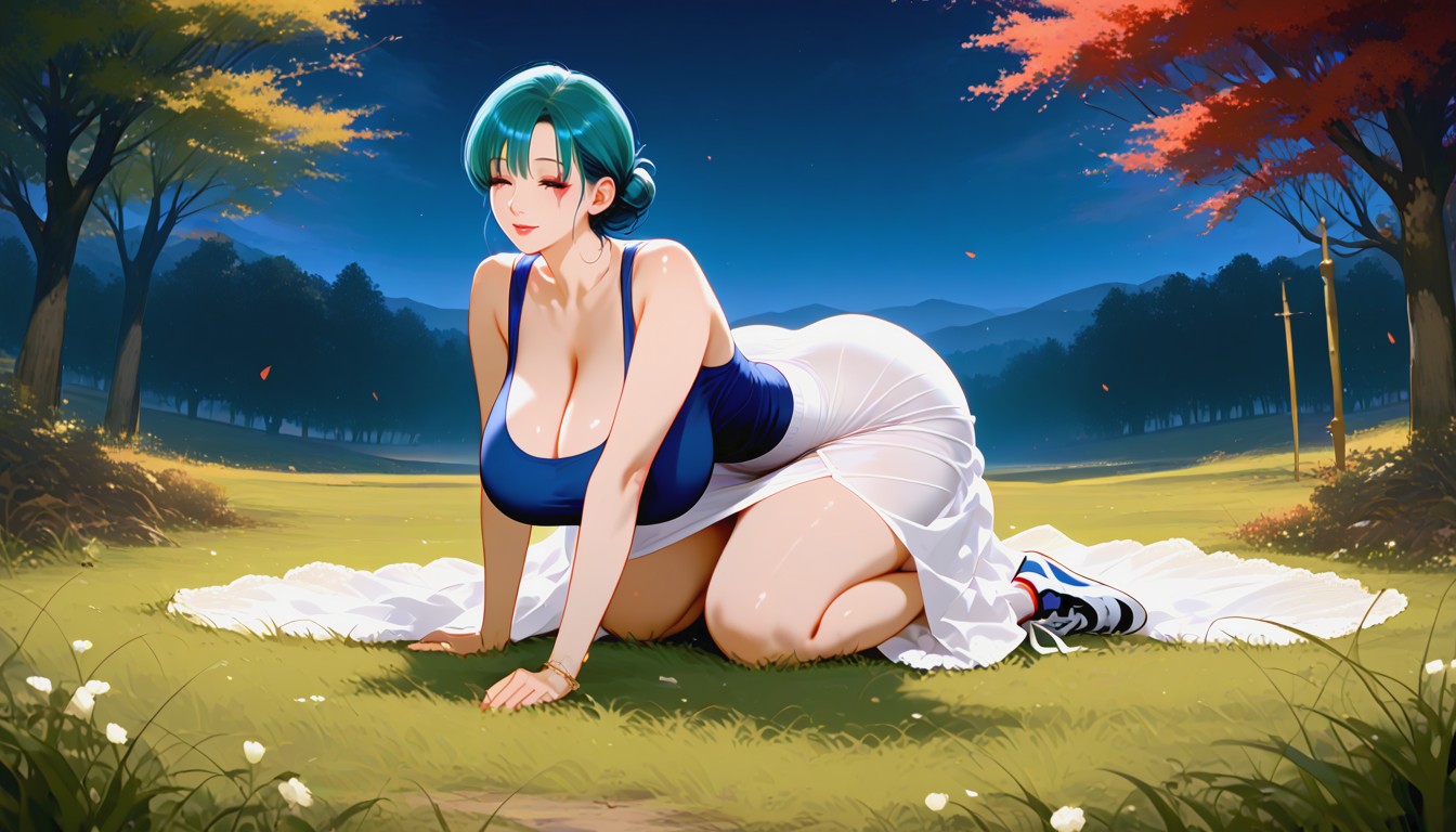Detailed Background, Front Pose, At Night Porno MILF IA