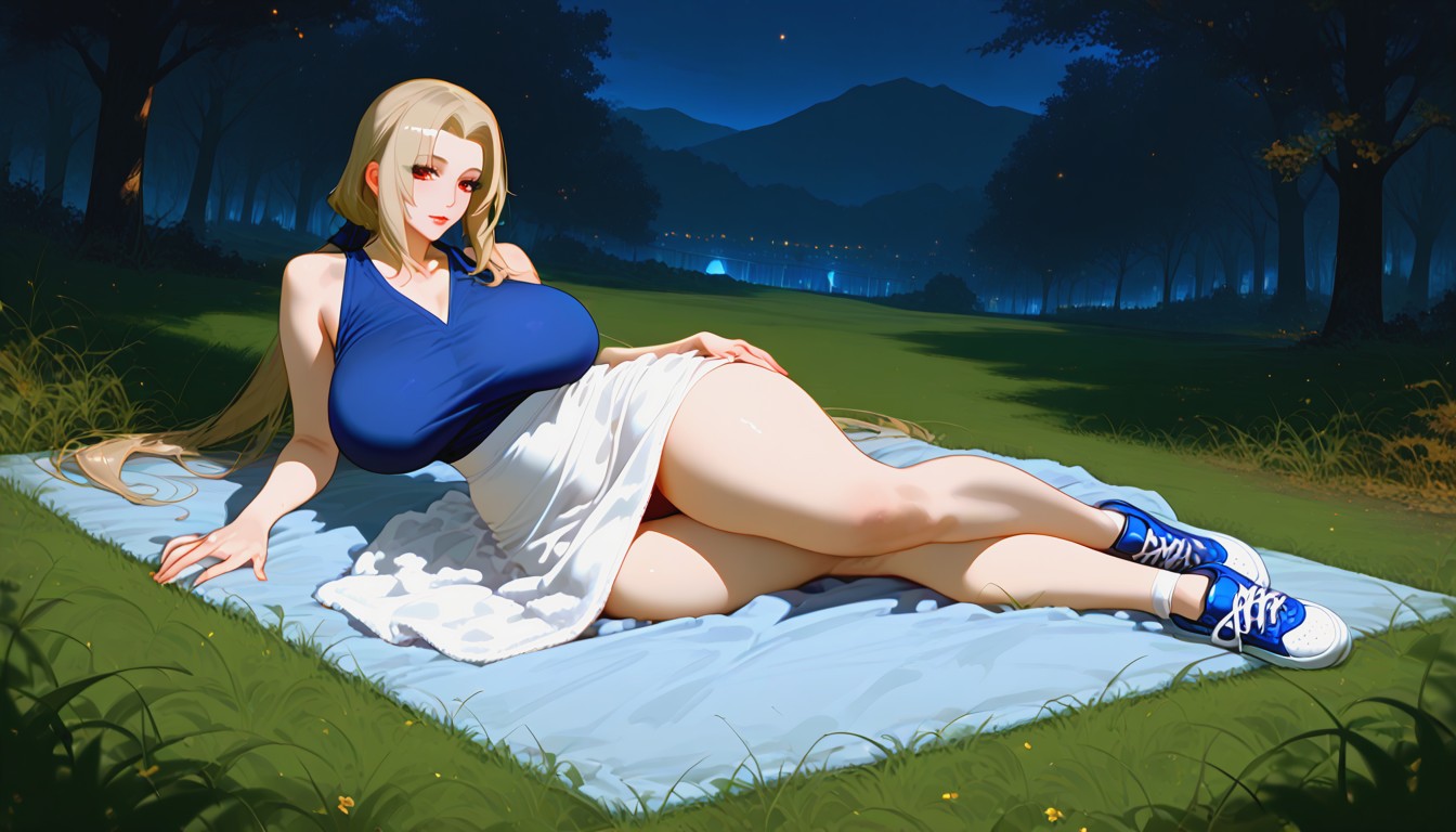 Sports Shoes, At Night, Chichi Megumin Tsunade Porno MILF IA
