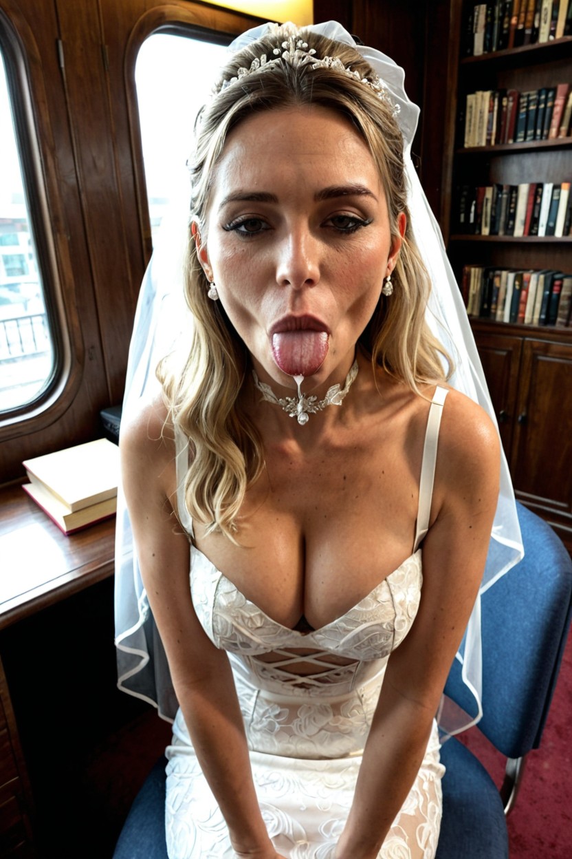 Train, Veil, Over Fourty MILF AI Porn