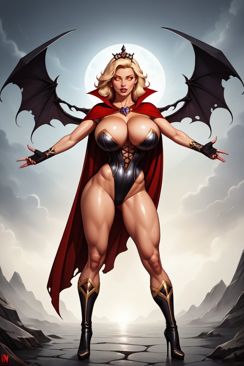 Volumetric, Slutmom, Arms Spread MILF AI Porn