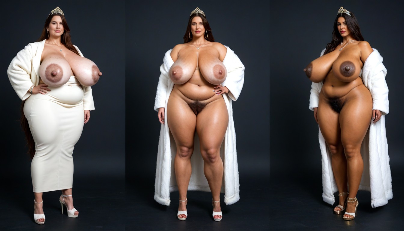 Full Body, Thick Thighs, Looking At Viewer MILF AI Porn