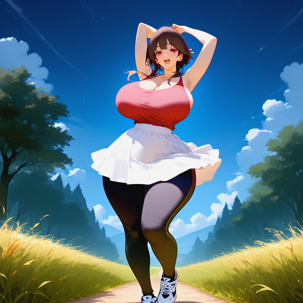 Massive Butt, Illustration, Upper Body MILF AI Porn