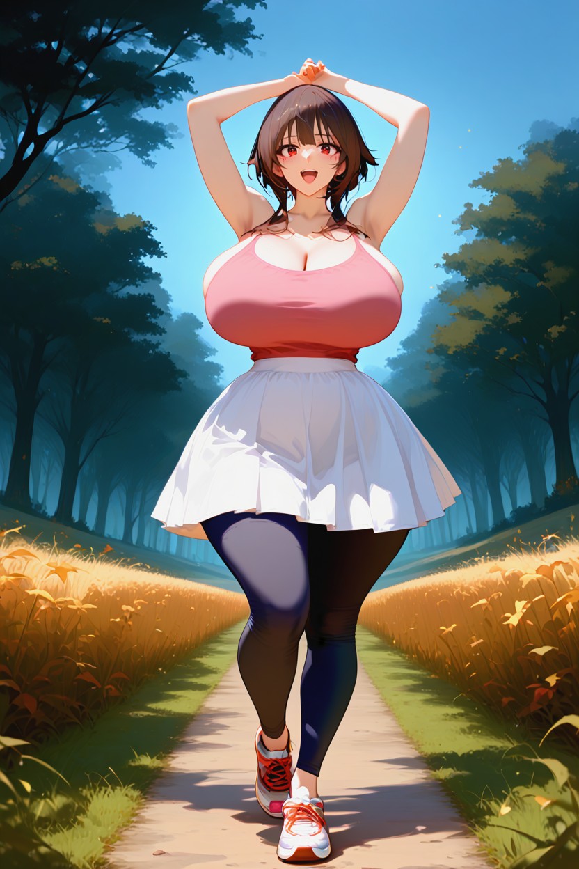 Detailed Background, Front Pose, Isekai Aesthetic Night MILF AI Porn