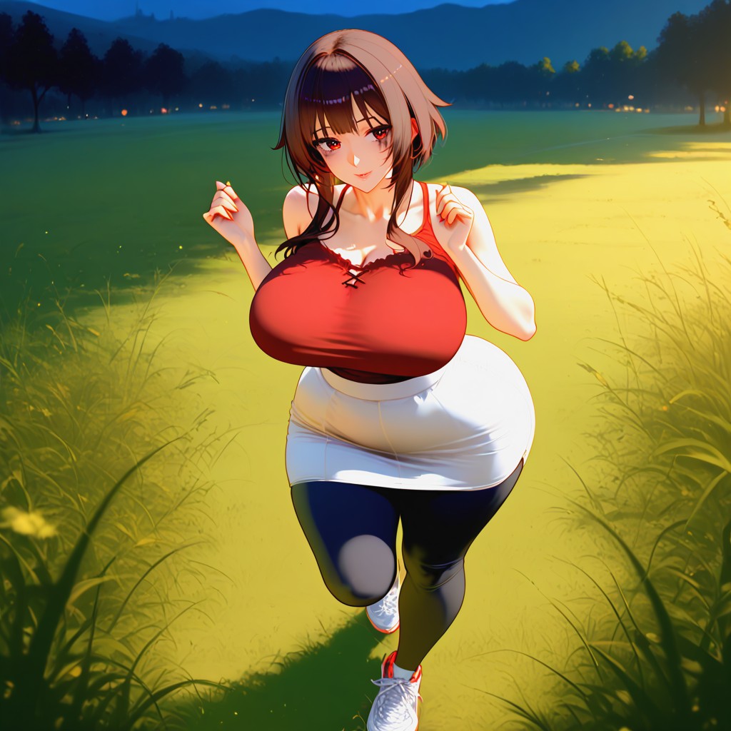 Megumin Yun Yun, Heavily Makeup, K MILF AI Porn