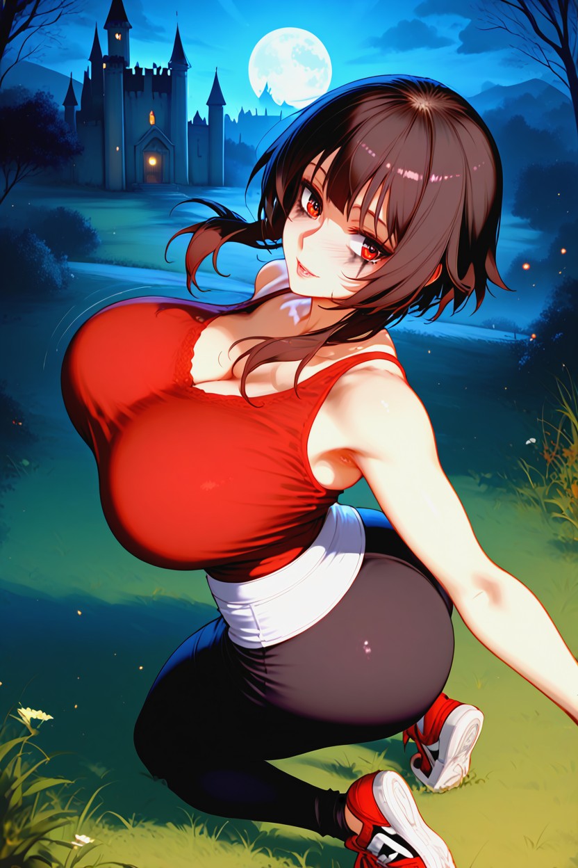 Upper Body Focus Face, Very Aesthetic, Detailed Background MILF AI Porn