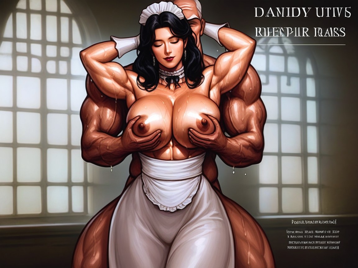 Strong Buttocks, Asian Female Maid, Developed Muscle Groups MILF AI Porn