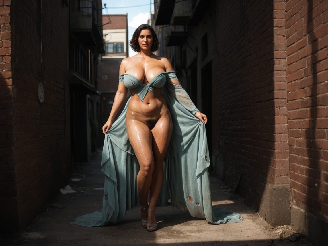 Culo Mediano, Luz Volumétrica, Corto Porno MILF IA