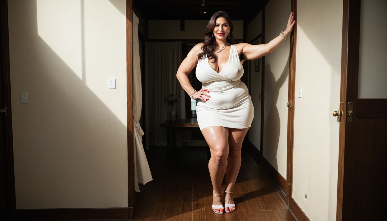 Cuerpo Completo, Fat Arms, Pearl Necklace Porno MILF IA