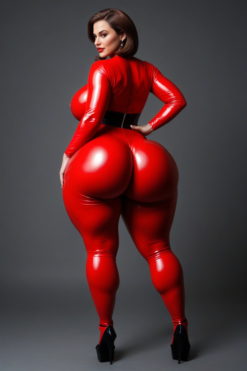 Extremely Curvy, Massive Fake Ass, Huge Bbl Porno MILF IA