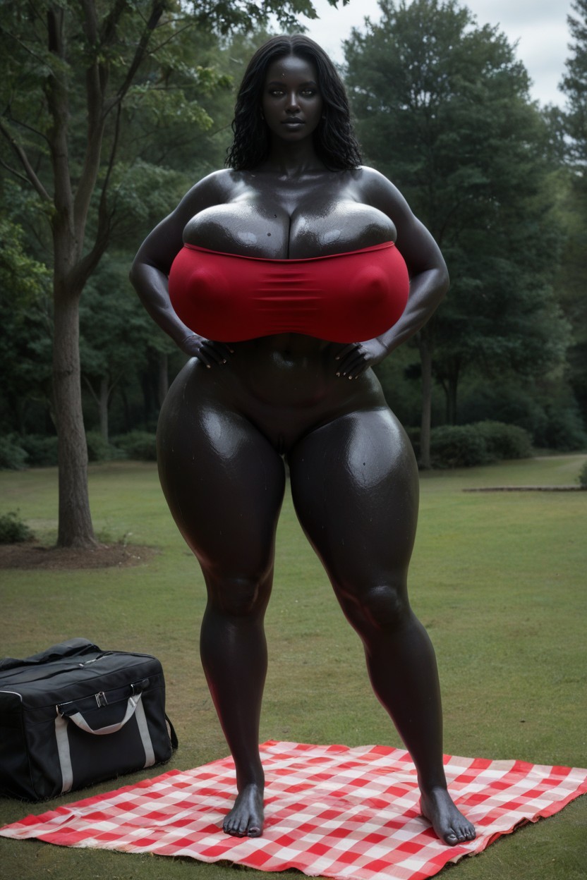 Extremely Large Ass, Midnight Black Skin, Midnight Black Skin Porno MILF IA