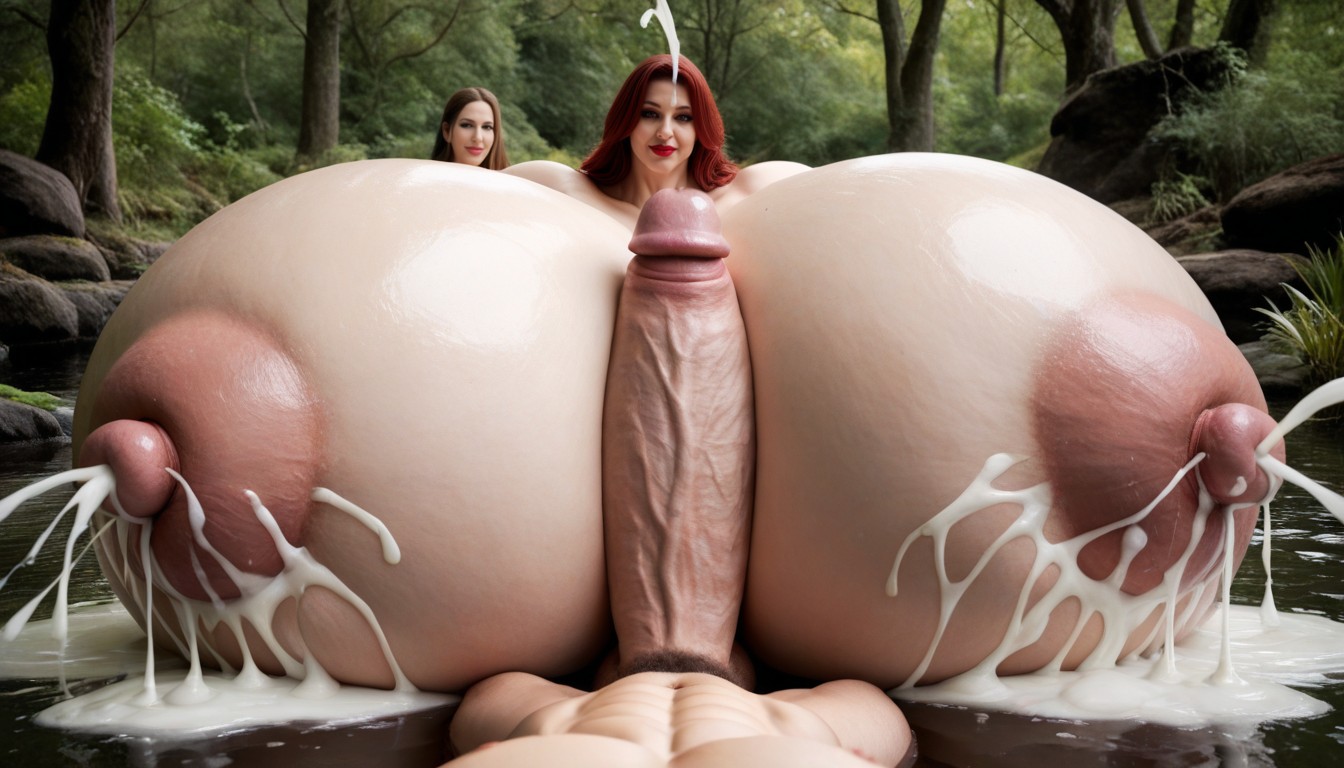 Gigantic Massive Penis, Giant Cumshot, Gigantic Massive Breasts MILF AI Porn