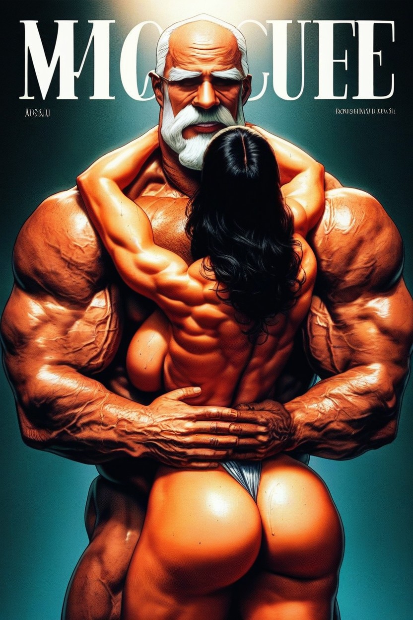 Standing Sex, Developed Muscles, Moisturized Skin MILF AI Porn