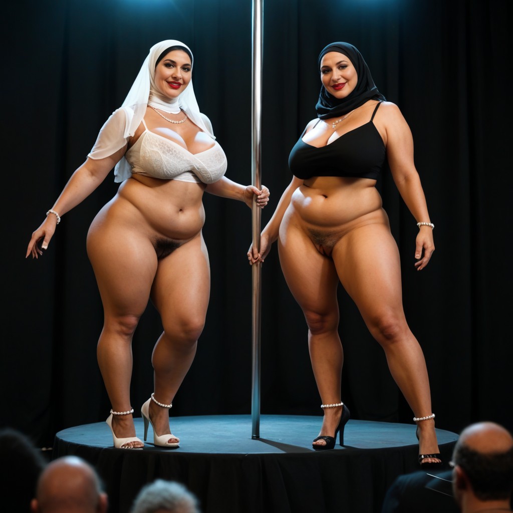 Full Lips, Fat Thighs, On Stage MILF AI Porn