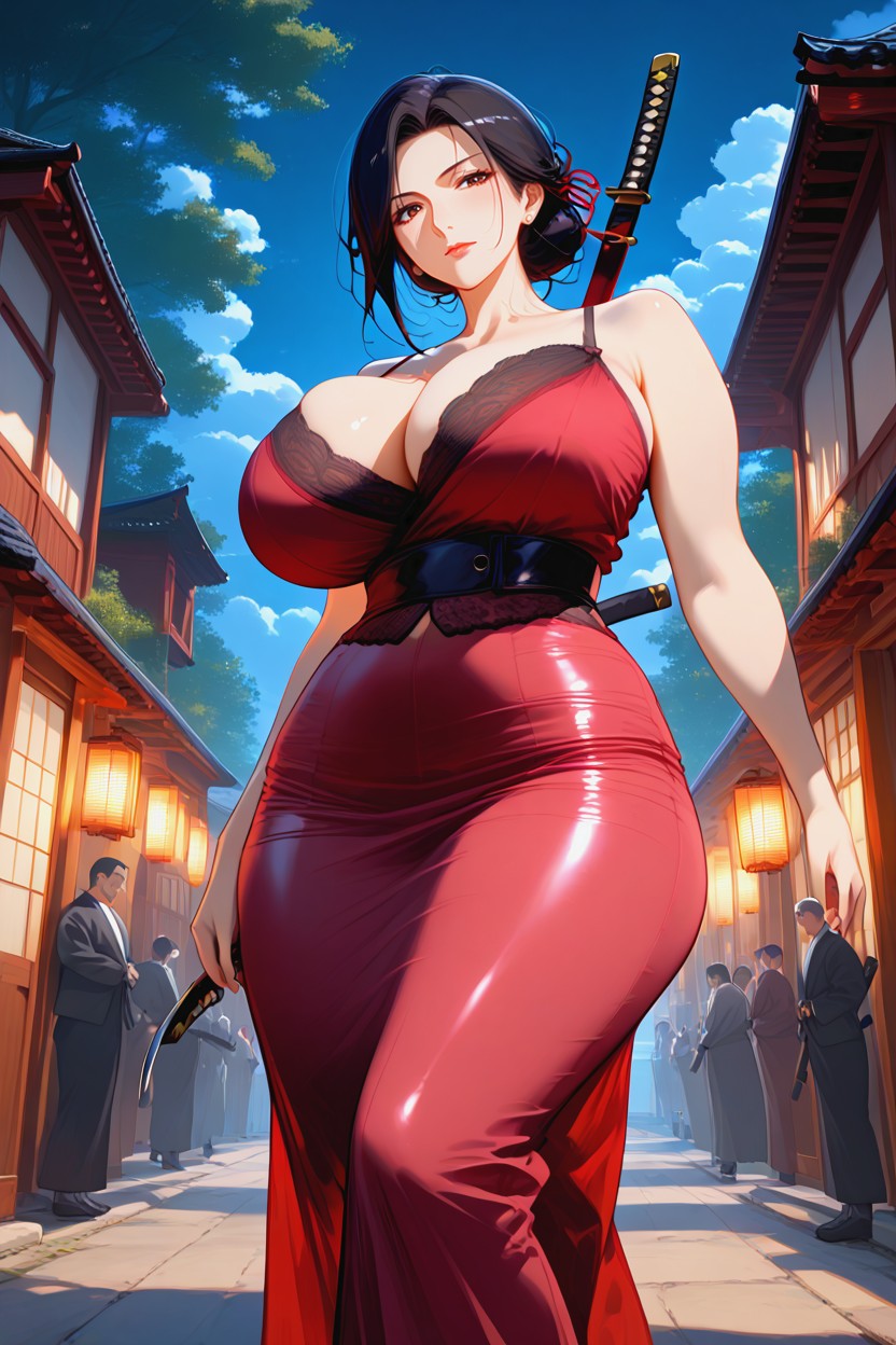 Mikoto Uchiha, High Res, Ass Bigger Than Torso MILF AI Porn