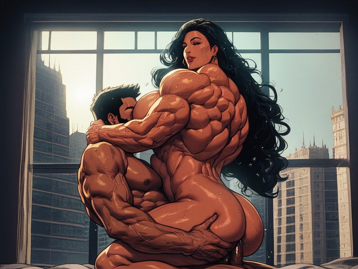 Clear Muscles An Face, Penthouse, Huge Latissimus Dorsi MILF AI Porn
