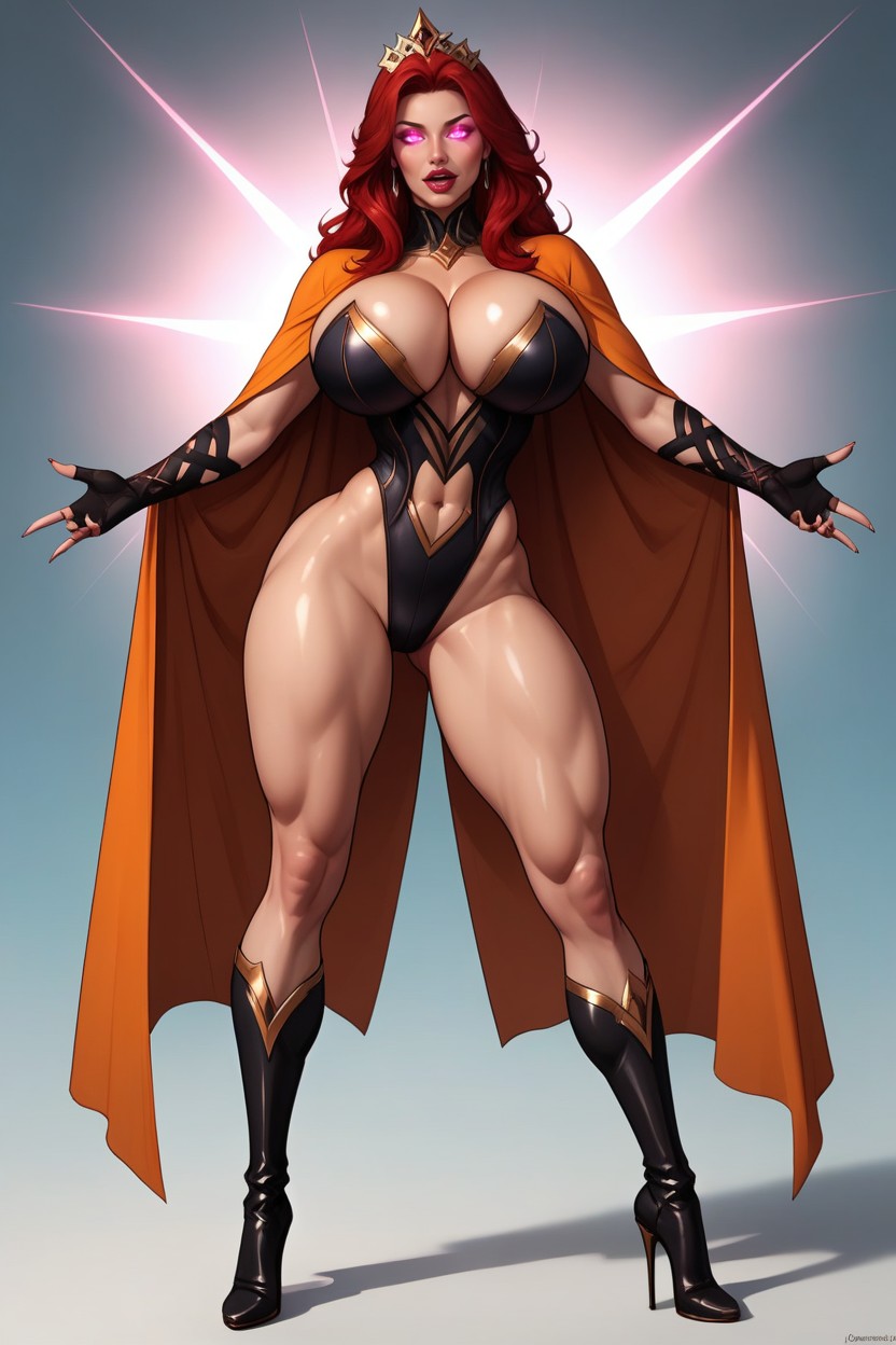 Hotmom, +, Dark Leotard MILF AI Porn