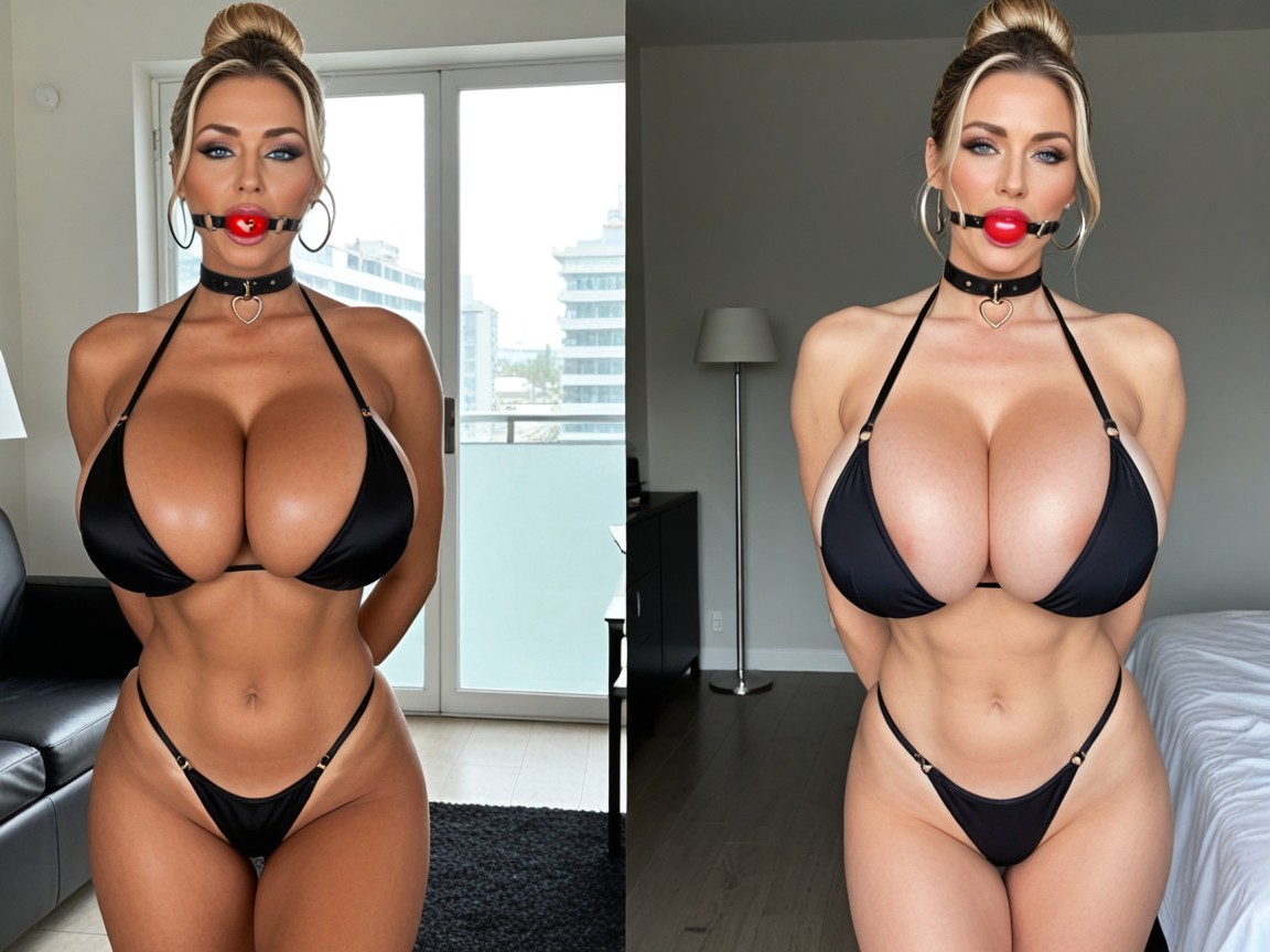 Tan Skin, Tan, Standing MILF AI Porn