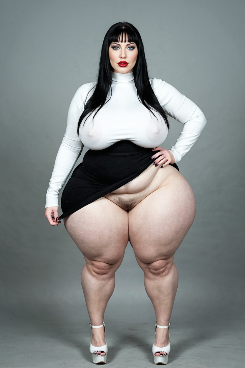 Ssbbw, Goth Makeup, Bbw MILF AI Porn