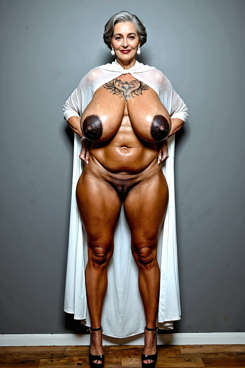 Naked, Vampire, High Heels MILF AI Porn