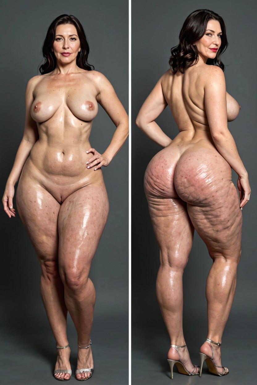 Elder Grandma Appearance Loose Legs, K-pop Idol, Bright Setting MILF AI Porn