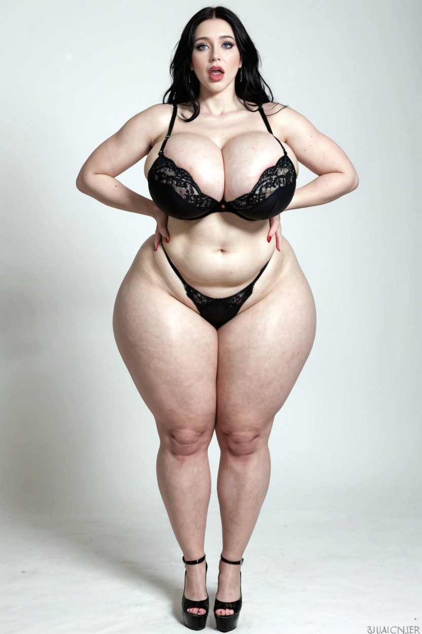 Hinata Face, Giant Massive Ass, Black Bra Porno MILF IA
