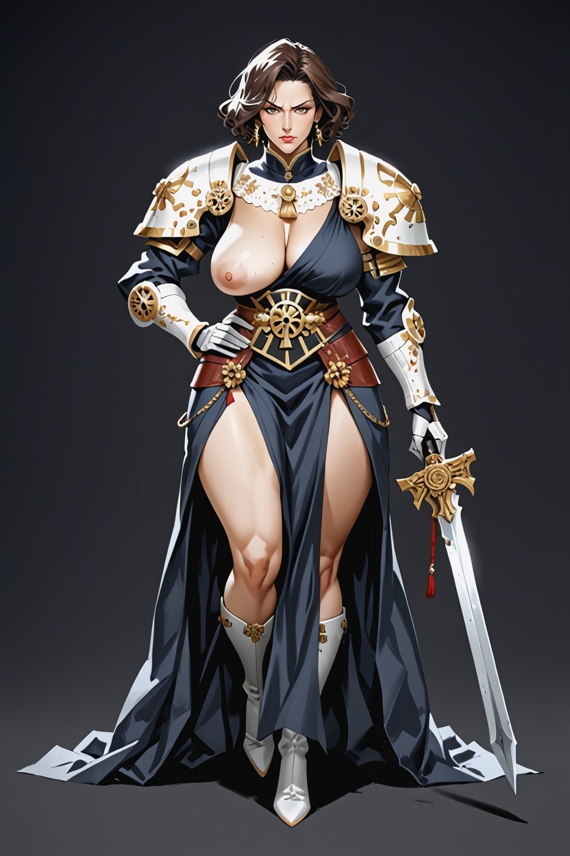 Warhammer K, Short Length, Front View MILF AI Porn