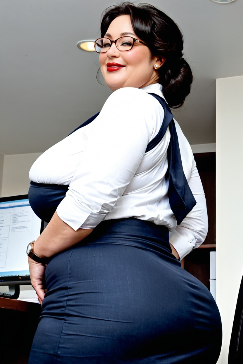Hyper Obesity, Hyper Fat, Movie Scene MILF AI Porn
