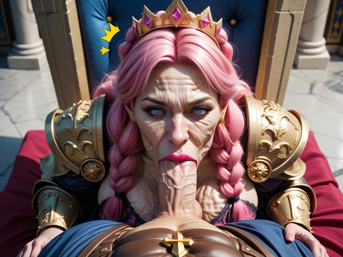 Crown, Pechos Caídos Gigantes, Ahegao Porno MILF IA