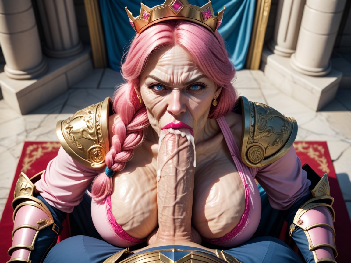 Top Down, Sitting On The Throne, Cum MILF AI Porn