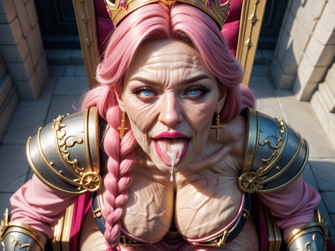 Fully Dressed, Armor, Inside Castle MILF AI Porn