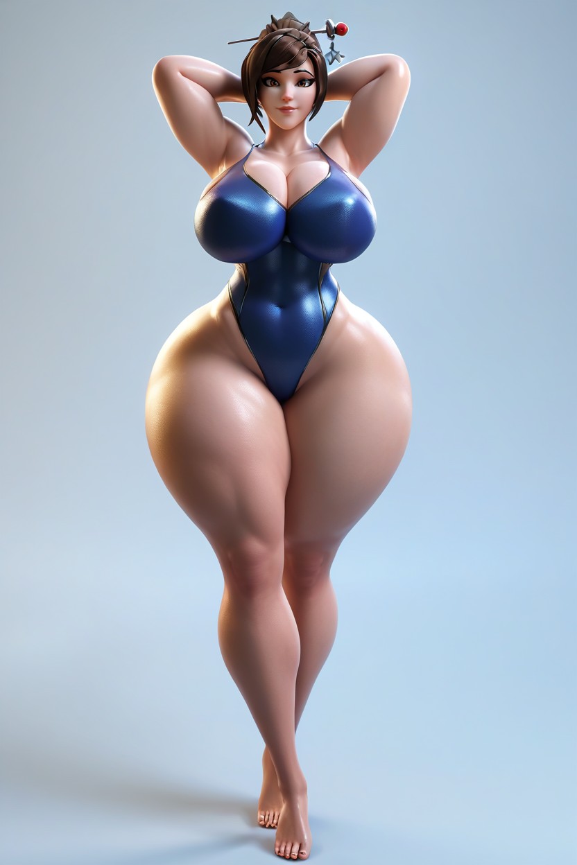Mei From Overwatch, Ginormous Ass, Enormous Ass MILF AI Porn