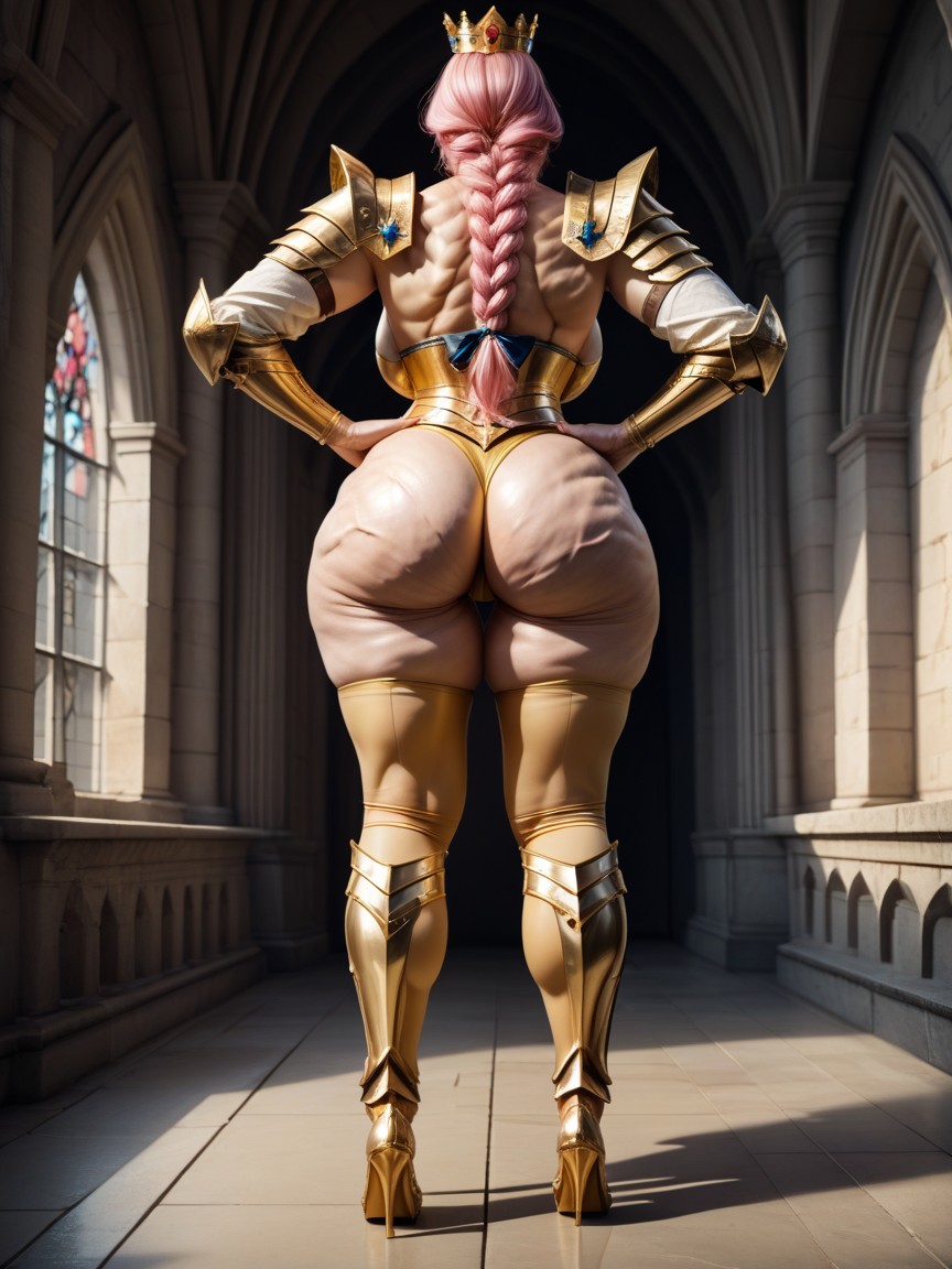 Inside Castle, Extreme Wrinkled Skin, Crown MILF AI Porn