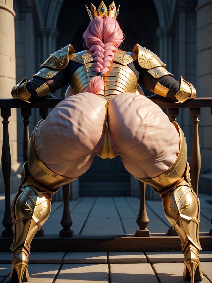 Granny, Extreme Wrinkled Body, Armor MILF AI Porn