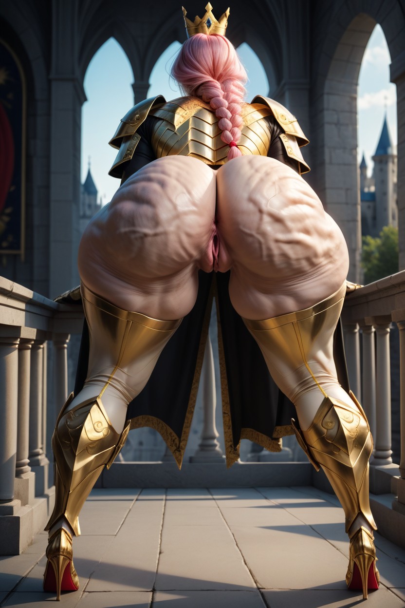 Solo, Rear View, Armor MILF AI Porn