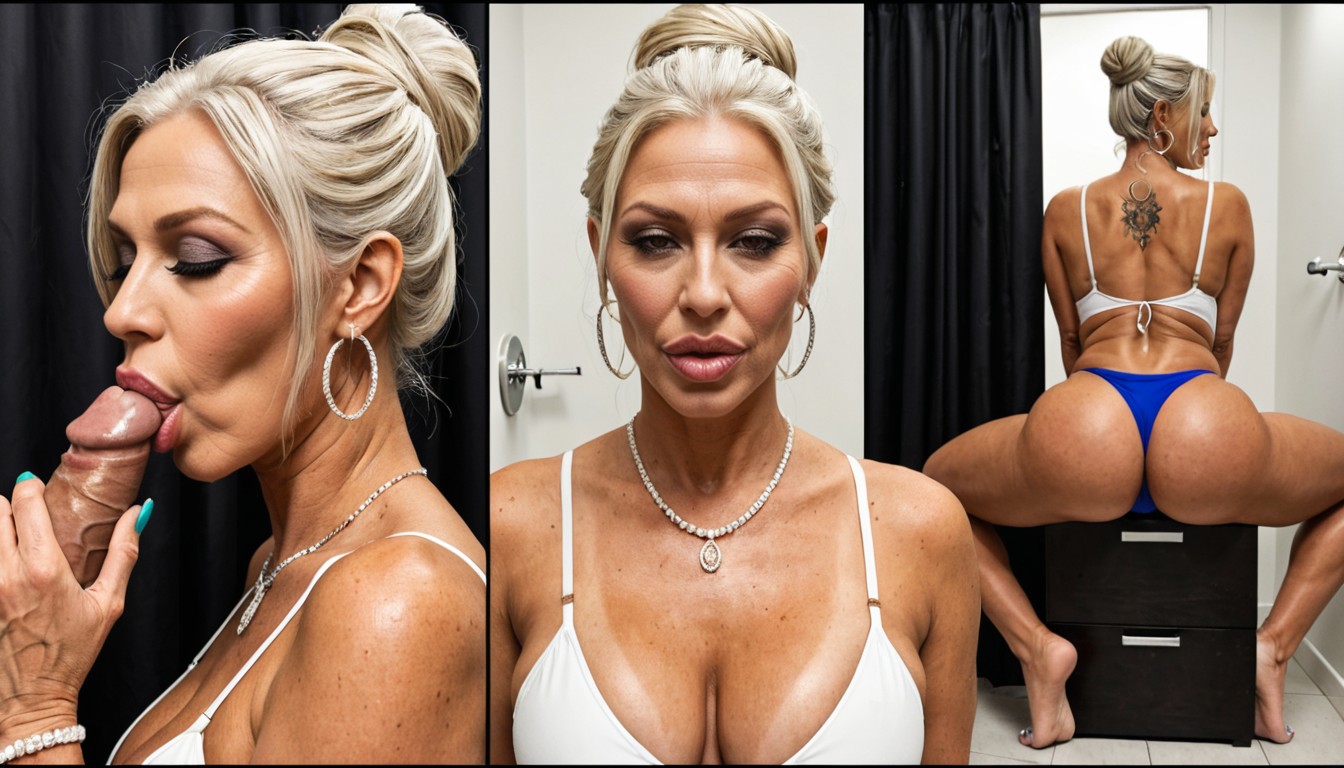 Albanian, Multiple Views, Ultra Sensual Half Closed Eyes MILF AI Porn