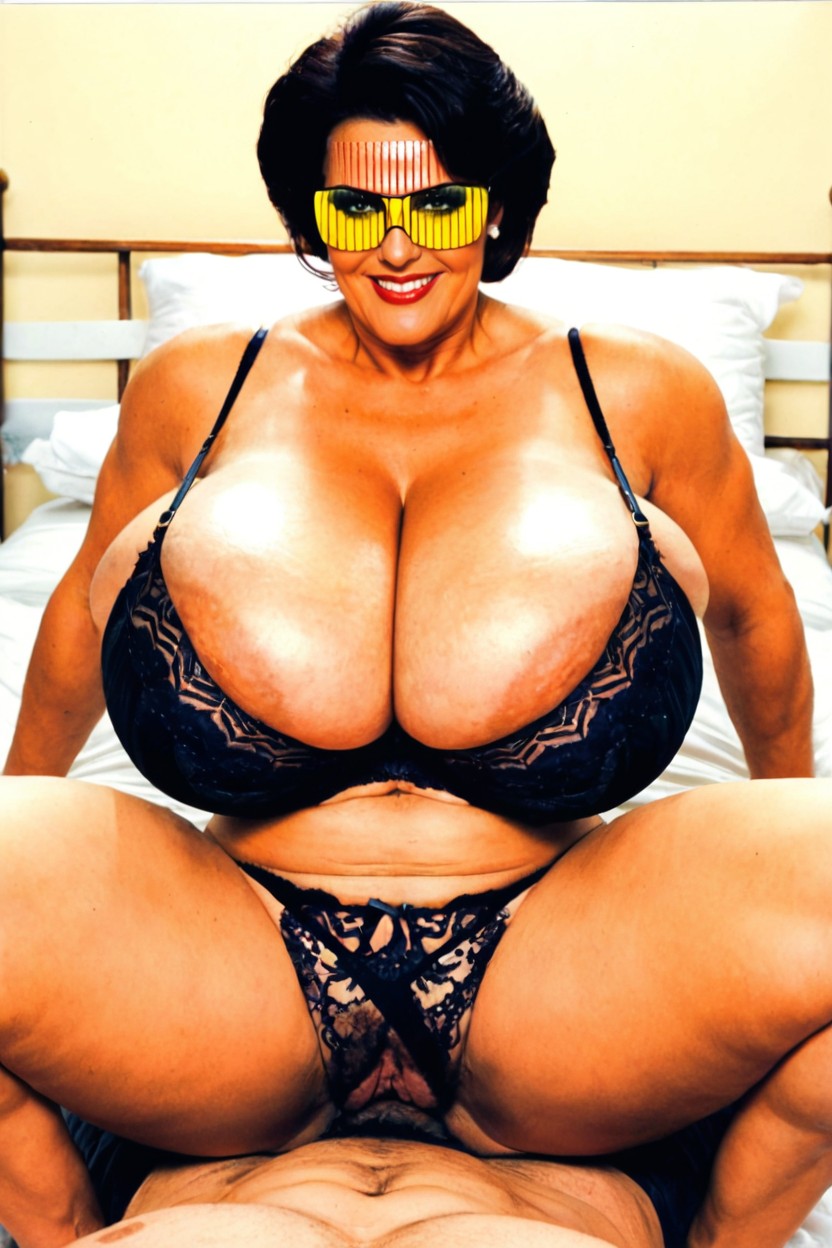 British, Lingerie, Full Body MILF AI Porn