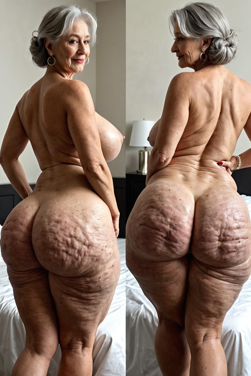 Very Wide Hips, Big Natural Tits, Impossible Large Hips Porno MILF IA