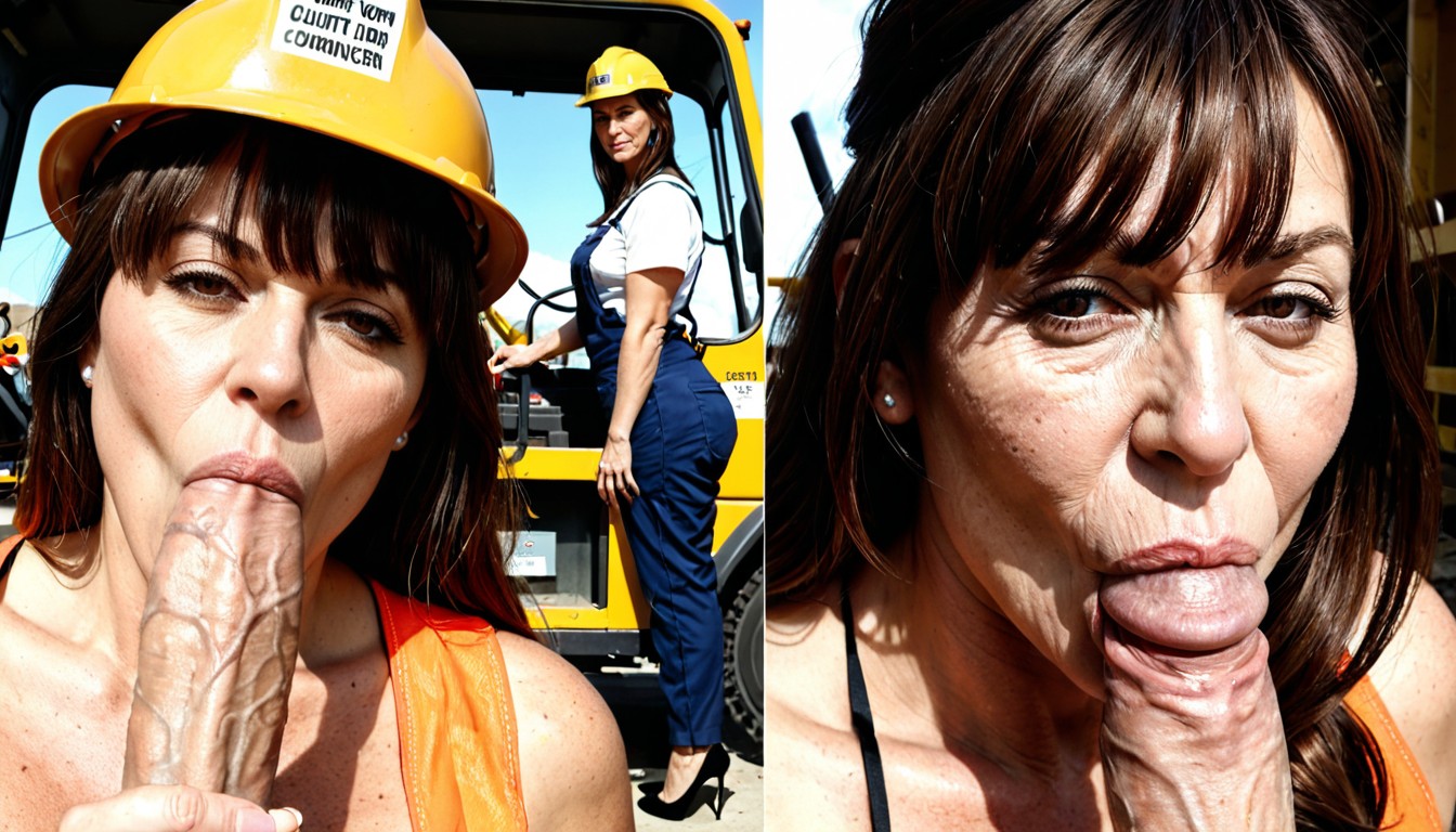 Realistic Mature Woman, Straight Hair, Ultra Slight Mature Body MILF AI Porn