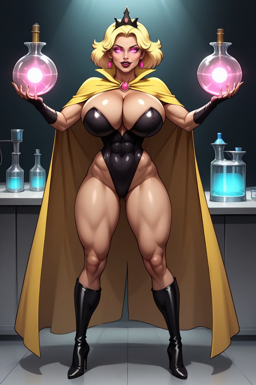 Perfect Round Massive Cup Bimbo Breasts, Sharper Resolution, Ojos Brillantes Porno MILF IA