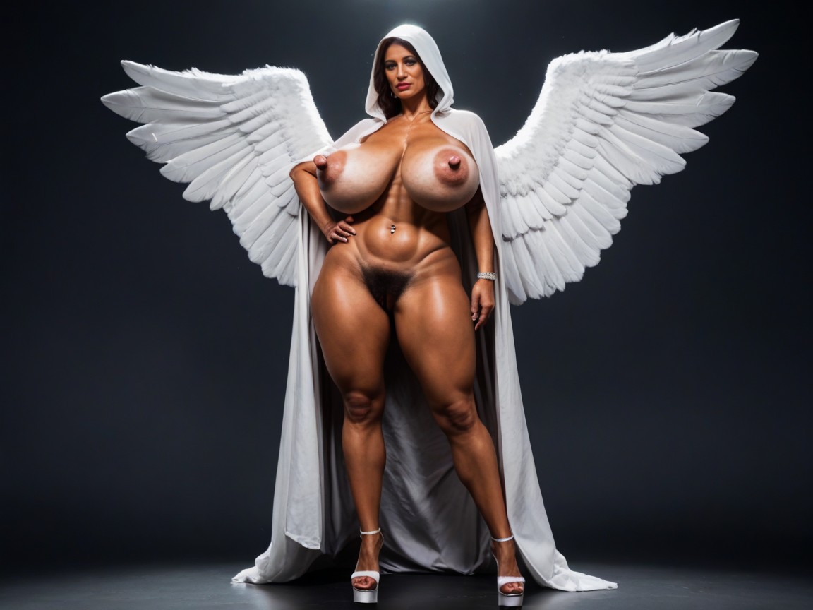 Long Nipples, Pubic Hair, + MILF AI Porn