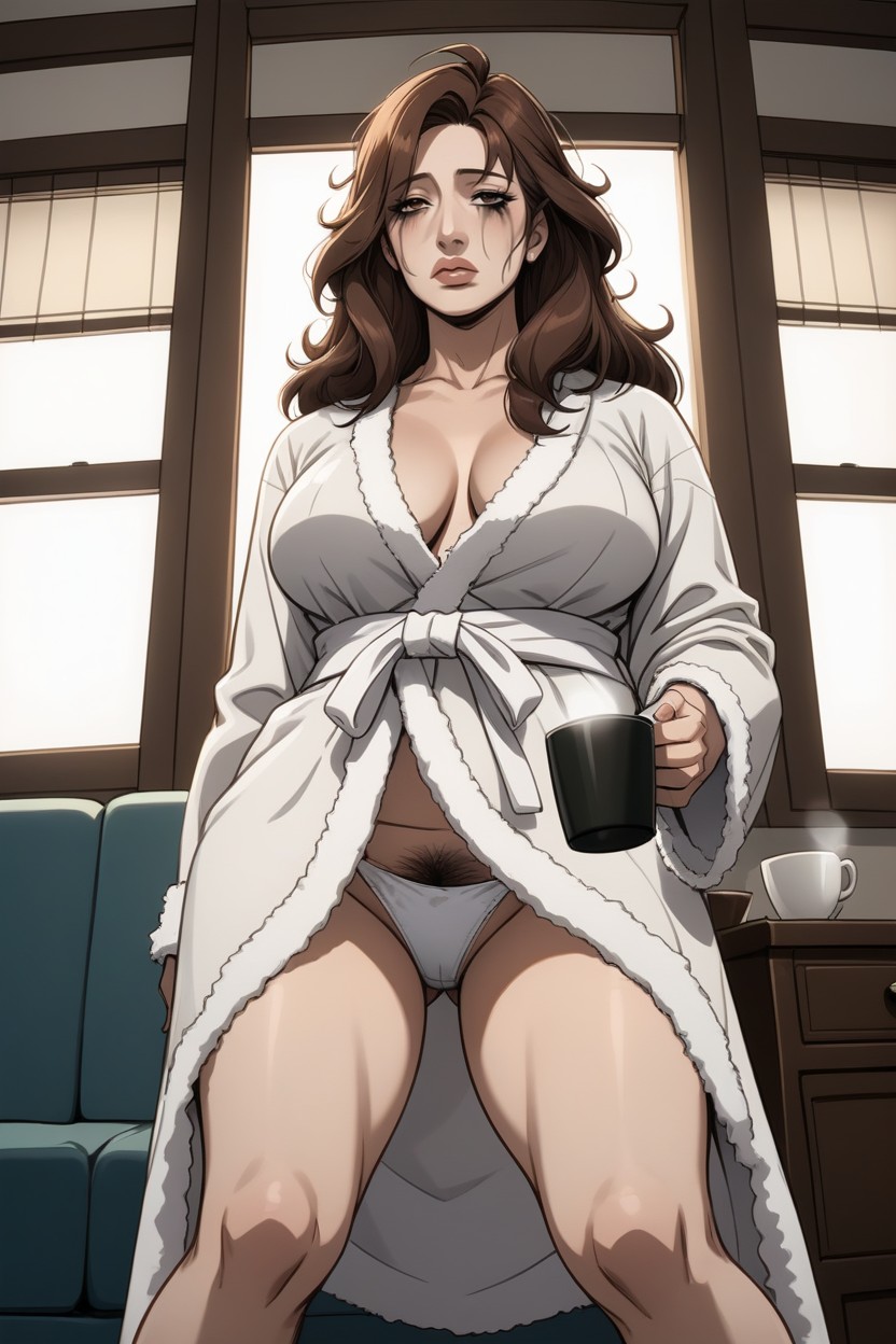 Plump Lips, Big Lips, Kitsune MILF AI Porn