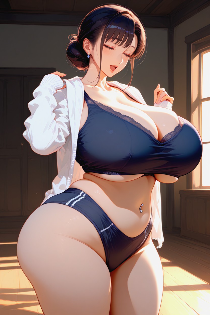 Chichi, Sports Jacket, Medium Body MILF AI Porn