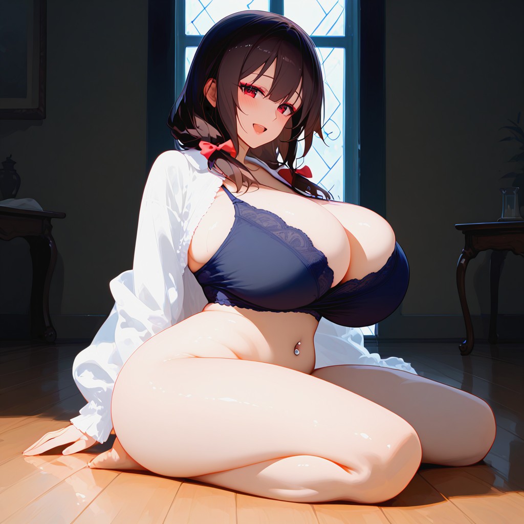 Band−sleeves, Jewelry, Colossal Breast MILF AI Porn